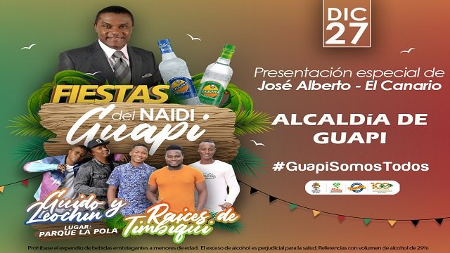Este 27 de diciembre, celebra en la edición 2021 de la Feria del Naidi en el municipio de Guapi