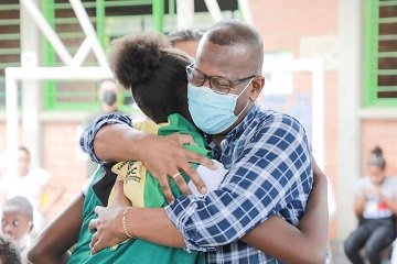 Estudiantes de la Institución Educativa el Palmar se preparan para estrenar aulas de clase