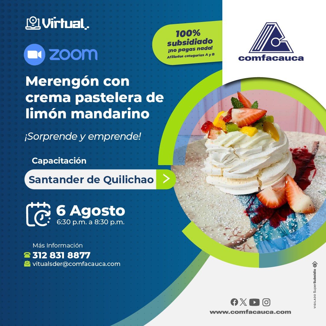 Explora los cursos virtuales y subsidiados de agosto - Comfacauca
