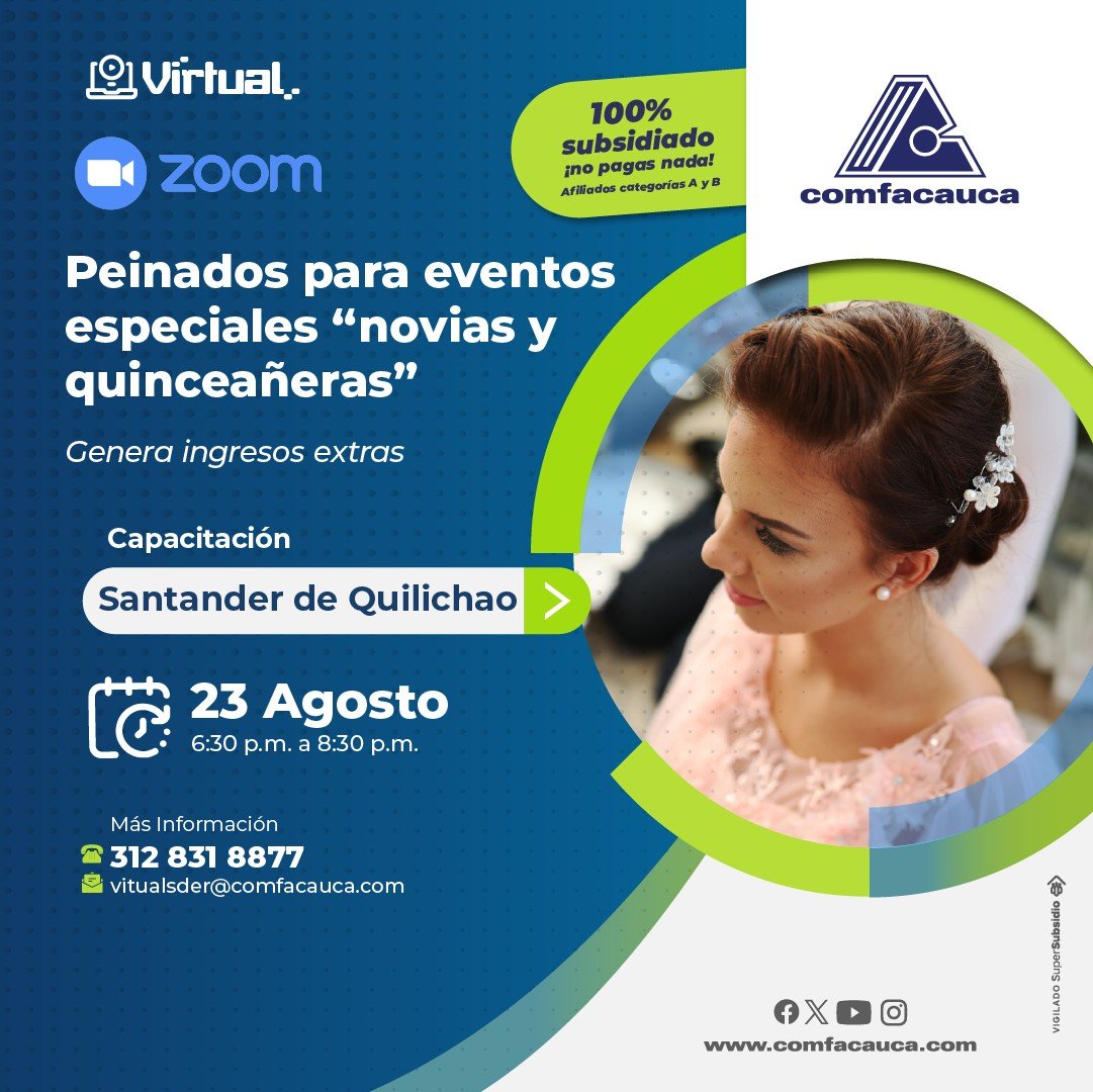 Explora los cursos virtuales y subsidiados de agosto - Comfacauca