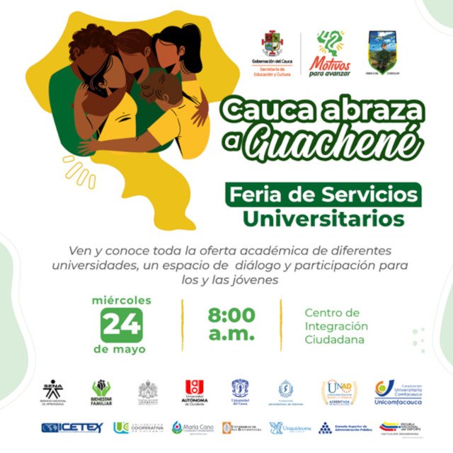 Feria de Servicios Educativos 'Cauca abraza a Guachené