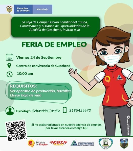 Feria de empleo - Guachene cauca