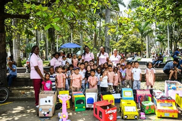 Finalizo el dia sin carro sin moto y sin ruido en Santander de Quilichao