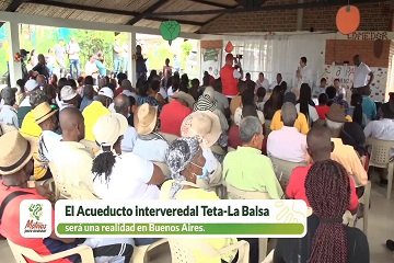 GOBERNADOR DEL CAUCA RATIFICA SU COMPROMISO CON LA CONSTRUCCION DEL ACUEDUCTO INTERVEREDAL TETA LA BALSA