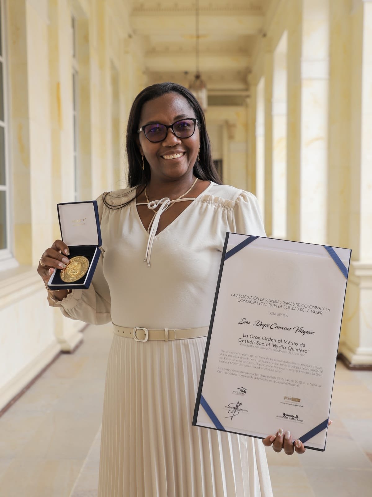 Gestora Social del Cauca recibio reconocimiento en el Congreso de la Republica3