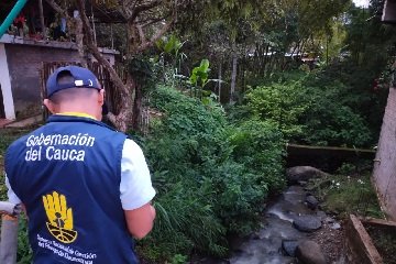 Gobernación del Cauca atiende emergencia presentada en el municipio de Balboa