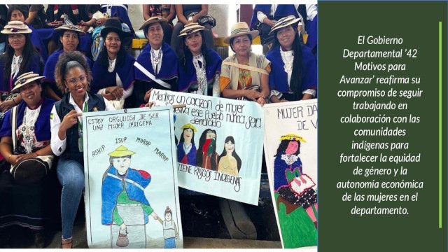 Gobernación del Cauca conmemoró Día Internacional de la Mujer Indígena