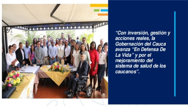 Gobernacion del Cauca lidera mesa tecnica ante el MinSalud donde acuerda cinco acciones de gran impacto para el Departamento