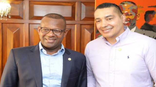 Gobernador del Cauca recibio al Gobernador electo Octavio Guzman
