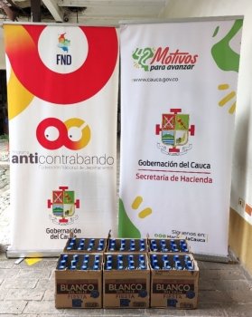 Gobierno Departamental avanza contra el contrabando -Gobernación del Cauca