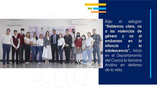 Gobierno Departamental hace un llamado a los 42 municipios a respaldar los proyectos de vida de ninos ninas y adolescentes