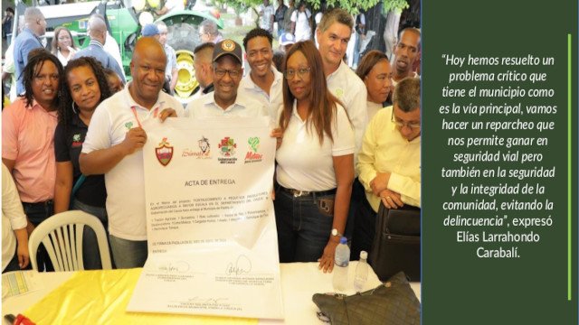 Gobierno Departamental invierte mas de 2500 millones en vias y apoya 250 emprendimientos en Padilla 1