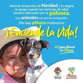 Gobierno Departamental recomienda a las autoridades municipales y a la comunidad a evitar el uso de la polvora