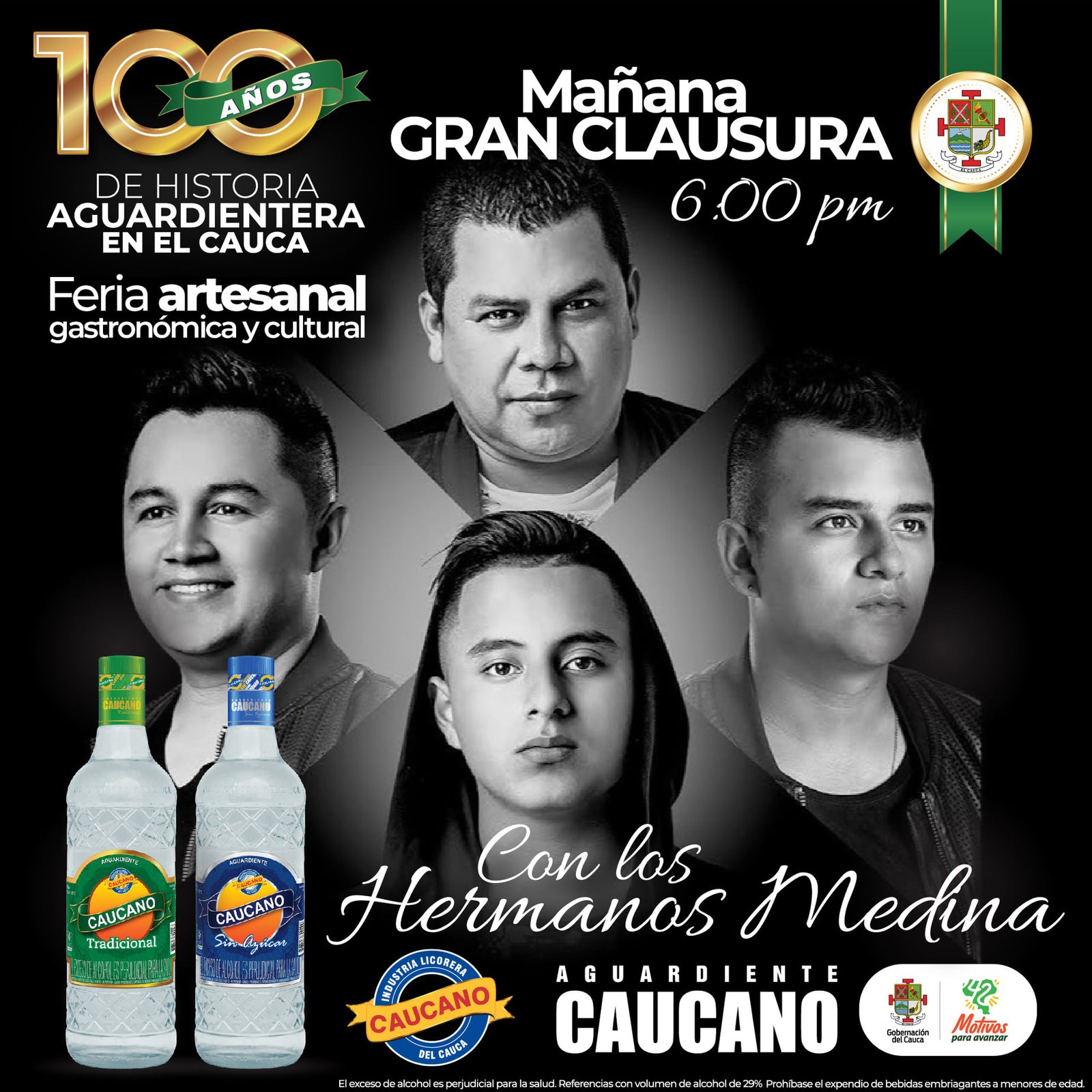 Gran Clausura 100 años de historia aguardientera - Industria Licorera del Cauca