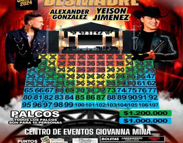 Super Concierto de Desmadre «Yeison Jiménez «