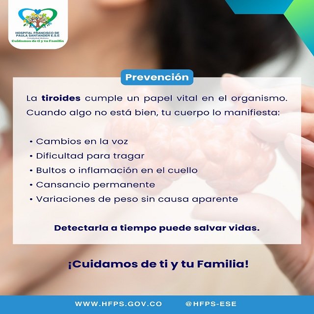 Hospital Francisco de Paula Santander Conmemora el Día Mundial del Cáncer de Tiroides