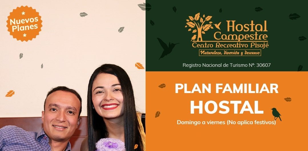 Hostal campestre Centro Recreativo Pisoje - Comfacauca