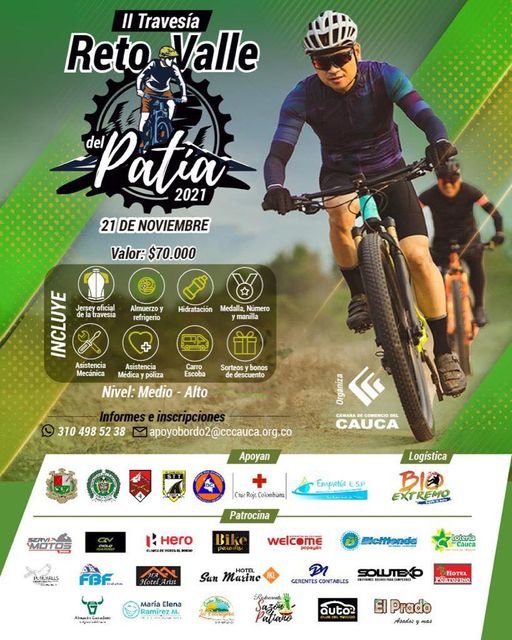 II travesía MTB reto valle del patía