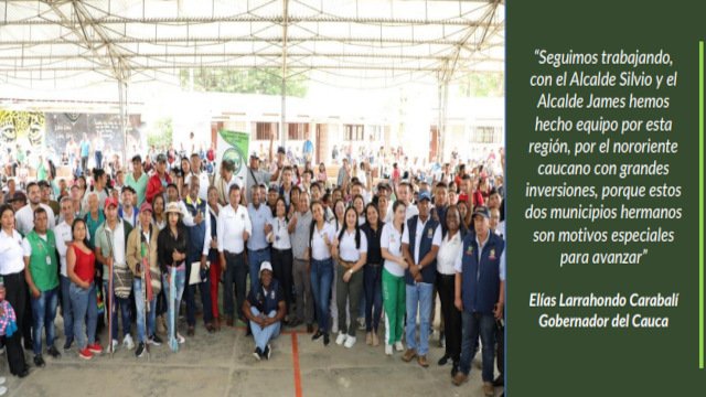 Importante inversion en infraestructura de salud vias y seguridad alimentaria para el Nororiente Caucano 1