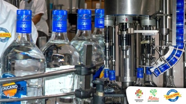 Información sobre abastecimiento de Aguardiente Caucano en el departamento