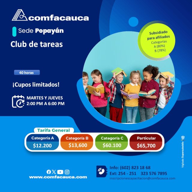 Inscríbete en los cursos de Comfacauca y comienza el año aprendiendo con nosotros