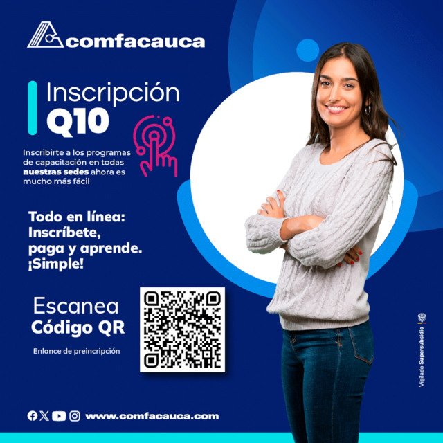 Inscríbete en los cursos de Comfacauca y comienza el año aprendiendo con nosotros