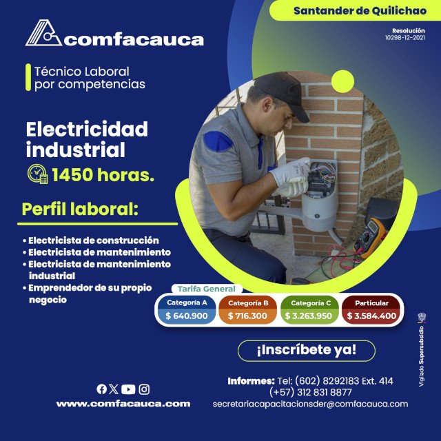 Invierte en tu futuro con un Técnico Laboral en Santander de Quilichao - Comfacauca