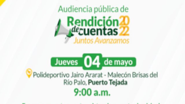 Invitacion Audiencia Publica De Rendicion De Cuentas 2022
