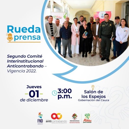 Invitacion Segundo comite interinstitucional anticontrabando