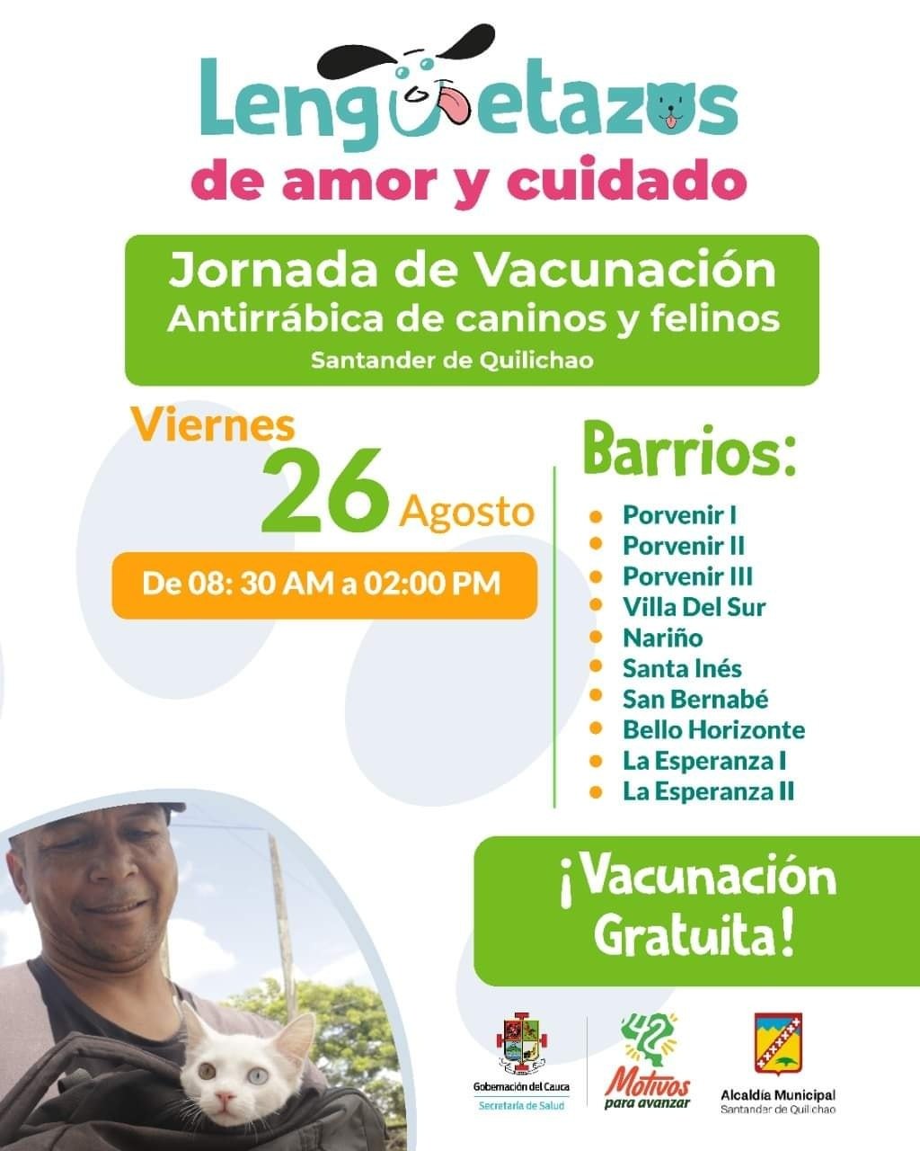 JORNADA DE VACUNACIÓN PARA PERROS Y GATOS EN SANTANDER DE QUILICHAO4