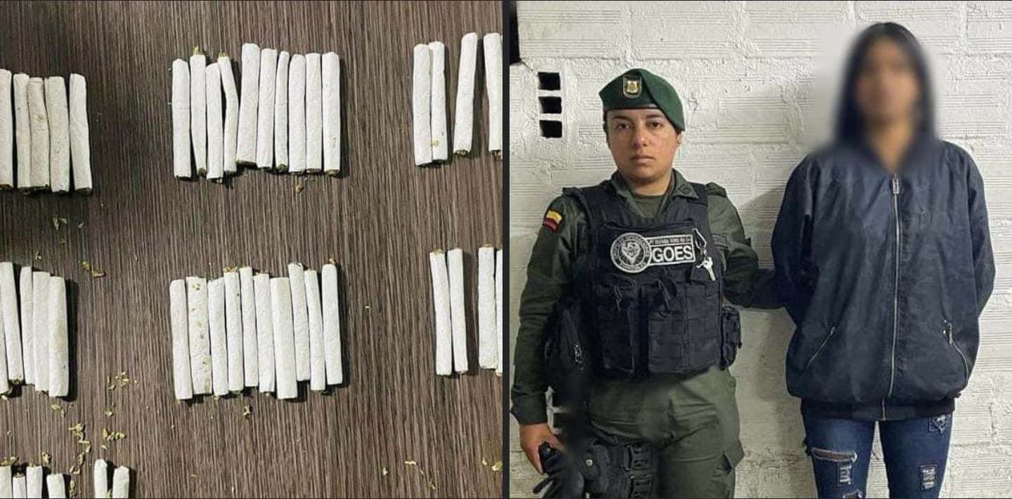 LA COGIERON CON 70 CIGARRILLOS DE MARIGUANA