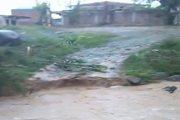 La quebrada se llevó el puente