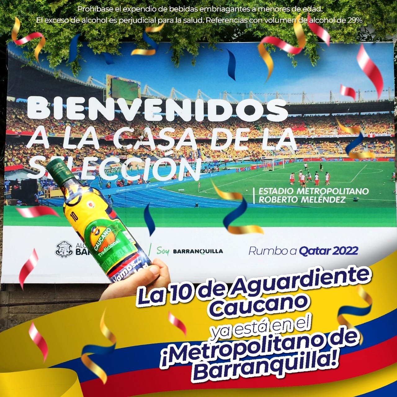 ¡Hoy somos locales! con la 10 de aguardiente caucano
