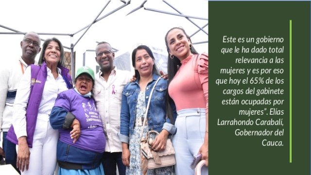 La Gobernacion del Cauca conmemora el 8M con la entrega de herramientas insumos y capacitaciones a 20 emprendimientos femeninos en Popayan