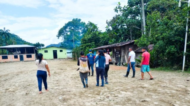 La Gobernacion del Cauca evalua tecnicamente las zonas afectadas por fenomenos naturales en el municipio de Santa Rosa