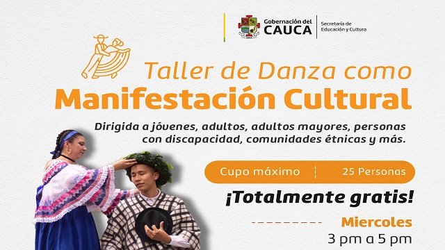La Gobernación del Cauca fortalece la identidad cultural a través de la danza caucana