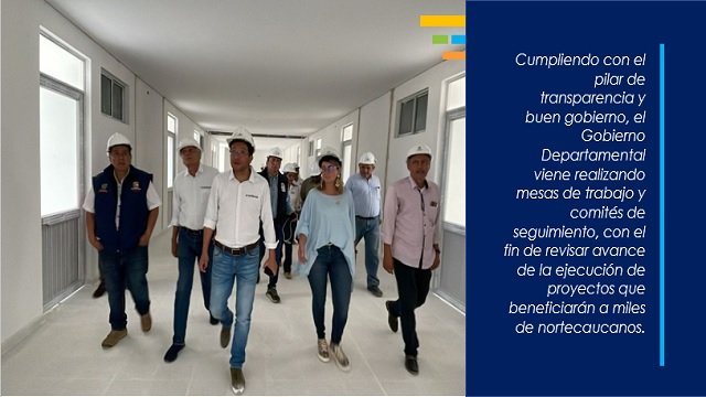 La Gobernacion del Cauca le hace seguimiento oportuno al desarrollo de obras en el norte del departamento