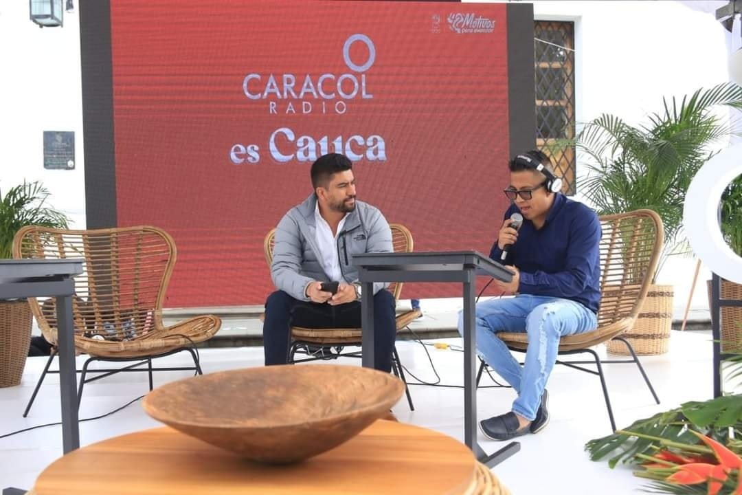 La gobernación del cauca inició su agenda local, regional y nacional con Caracol Radio4