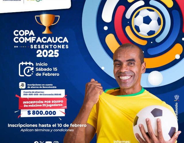 ⚽🔥 ¡La pasión no tiene edad! Llega la Copa Comfacauca Sesentones 🏆⚽