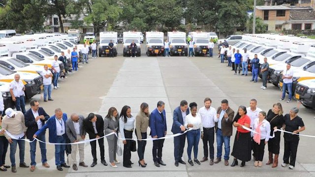 La salud del Cauca se fortalece con 27 nuevas ambulancias