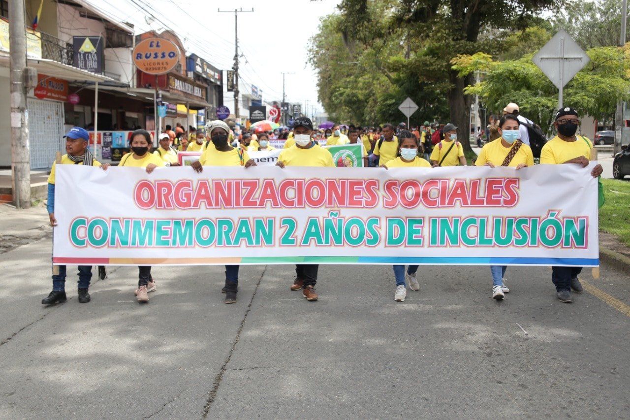 Las organizaciones étnicas y sociales conmemoraron los 2 años de cambio de Realidades en Oportunidades7