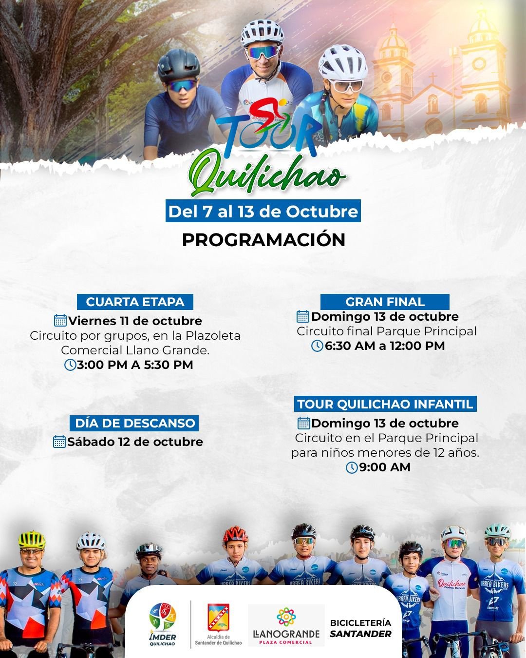 Llega el Tour Quilichao del 7 al 13 de octubre - Alcaldia Municipal de Santander de Quilichao-1