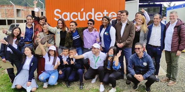 Los jóvenes de Puracé-Cauca recibieron con alegría la inauguración del Centro ‘Sacúdete’