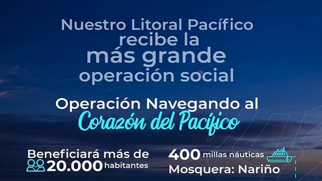 Mañana 09 de octubre conéctate a la ceremonia de lanzamiento de la operación Navegando Al Corazón del Pacífico