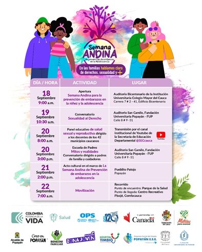 Mas de 10 anos de disminucion del embarazo en adolescentes en el Cauca gracias a un trabajo articulado