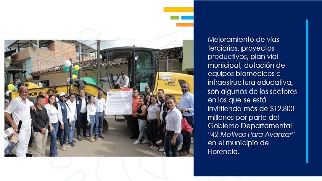 Mas de 12.800 millones invierte la Gobernacion del Cauca en el municipio de Florencia