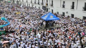 Mas de 40000 caucanos y caucanas marcharon por la paz del Departamento