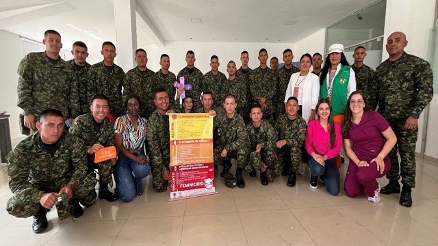 Más de 90 mujeres y hombres del Ejército Nacional, participaron de la capacitación ‘Sensibilizar para prevenir violencias basadas en género’