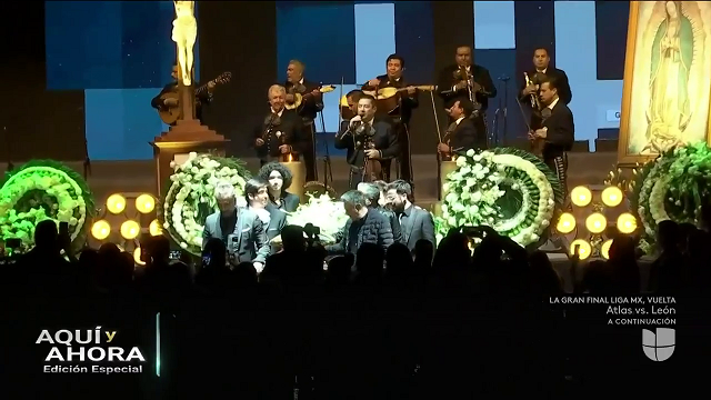 México despide a Vicente Fernández