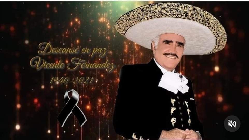 Murió Vicente Fernández